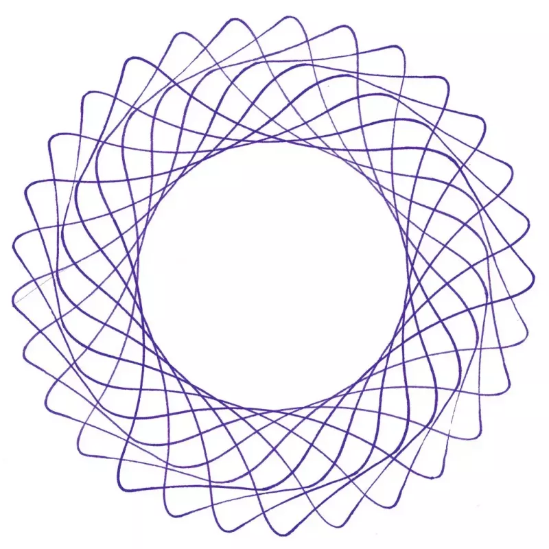 Kinder-Spirograph Ravensburger 297740 mit Schablone und 2 Stiften, mehrfarbig, für Kinder ab 6 Jahren