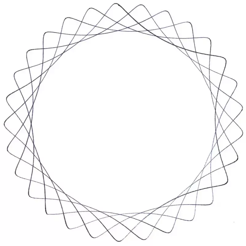 Kinder-Spirograph Ravensburger 297740 mit Schablone und 2 Stiften, mehrfarbig, für Kinder ab 6 Jahren