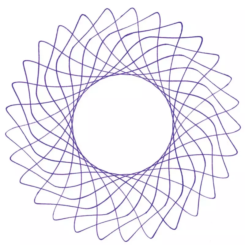 Kinder-Spirograph Ravensburger 297740 mit Schablone und 2 Stiften, mehrfarbig, für Kinder ab 6 Jahren