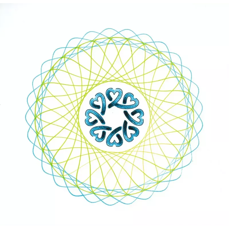 Kinder-Spirograph Ravensburger 297740 mit Schablone und 2 Stiften, mehrfarbig, für Kinder ab 6 Jahren