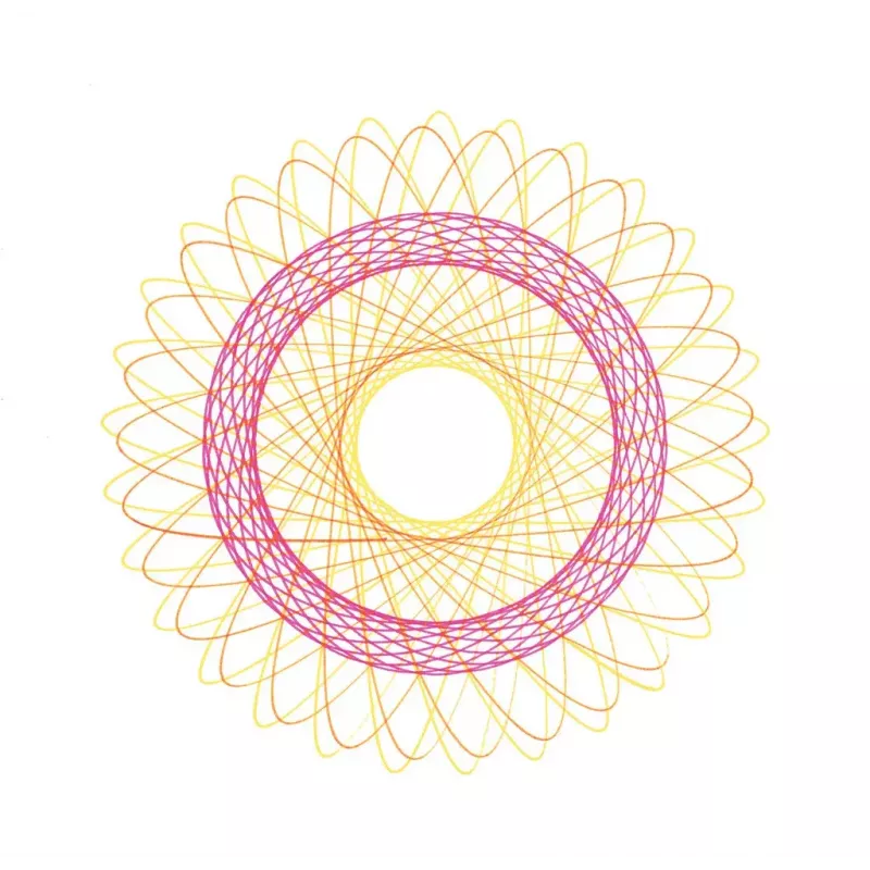 Kinder-Spirograph Ravensburger 297740 mit Schablone und 2 Stiften, mehrfarbig, für Kinder ab 6 Jahren