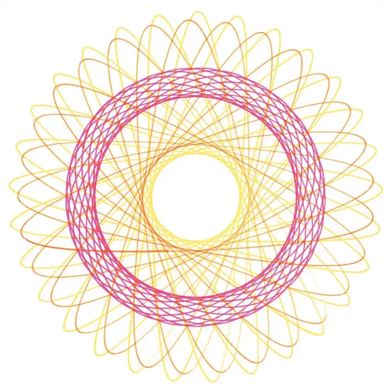 Kinder-Spirograph Ravensburger 297740 mit Schablone und 2 Stiften, mehrfarbig, für Kinder ab 6 Jahren