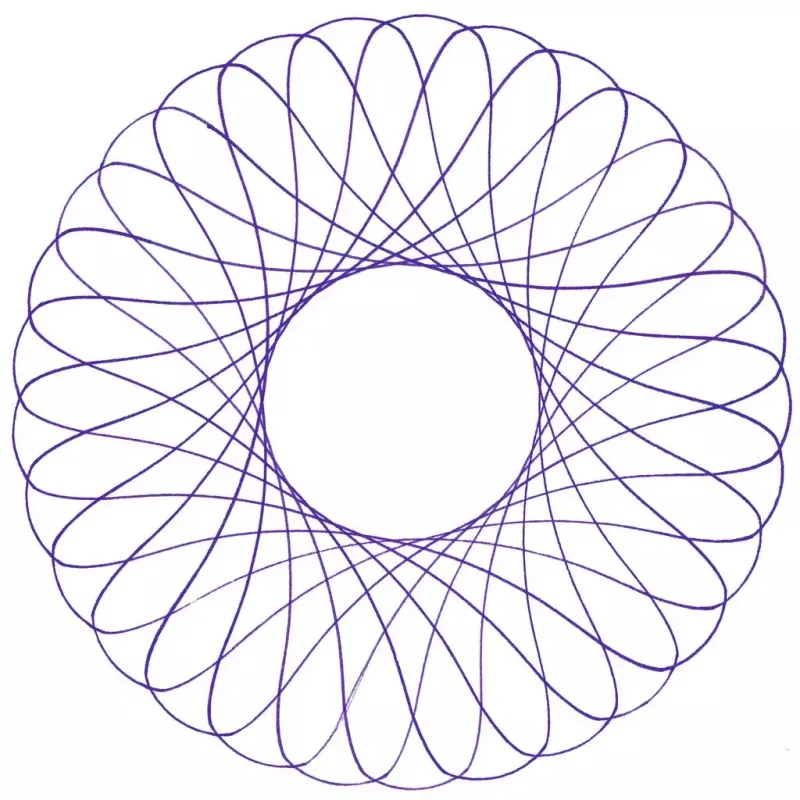 Kinder-Spirograph Ravensburger 297740 mit Schablone und 2 Stiften, mehrfarbig, für Kinder ab 6 Jahren