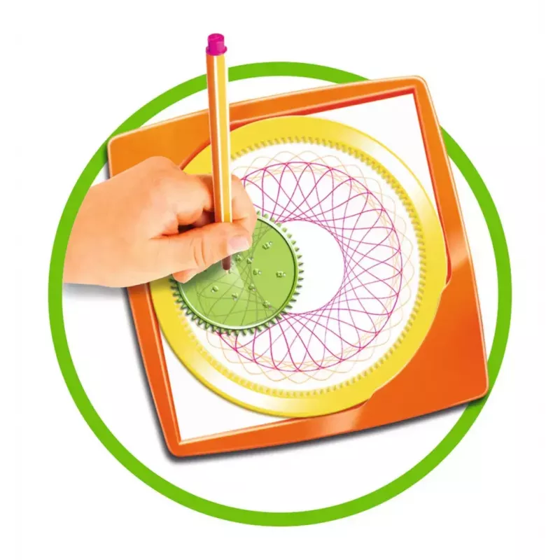 Kinder-Spirograph Ravensburger 297740 mit Schablone und 2 Stiften, mehrfarbig, für Kinder ab 6 Jahren