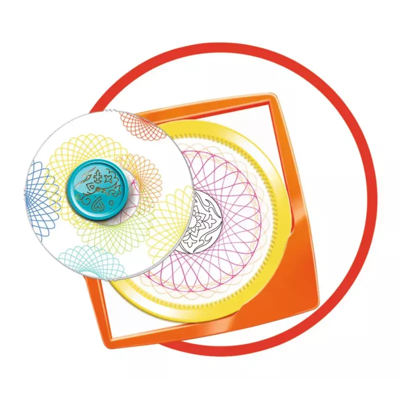 Kinder-Spirograph Ravensburger 297740 mit Schablone und 2 Stiften, mehrfarbig, für Kinder ab 6 Jahren