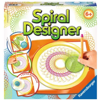 Kinder-Spirograph Ravensburger 297740 mit Schablone und 2 Stiften, mehrfarbig, für Kinder ab 6 Jahren