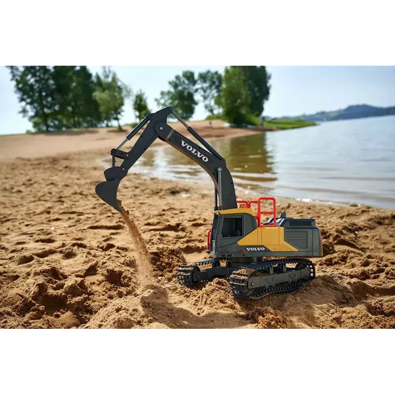 RC-Bagger Dickie Volvo Mining 2,4 GHz ferngesteuertes Baustellenmodell