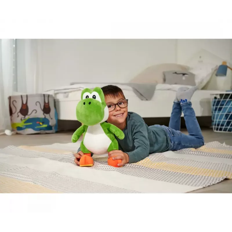 Stofftier Figur Yoshi von Simba-Dickie, Super Mario Thema, Modell 109231012, ca. 30 cm