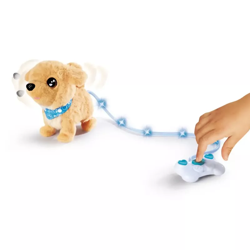 Simba ChiChi LOVE Loomy Golden Retriever Stofftier, 20 cm, Beige und Pink