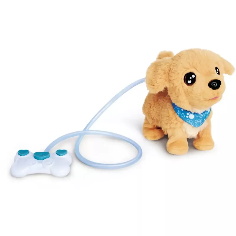 Simba ChiChi LOVE Loomy Golden Retriever Stofftier, 20 cm, Beige und Pink