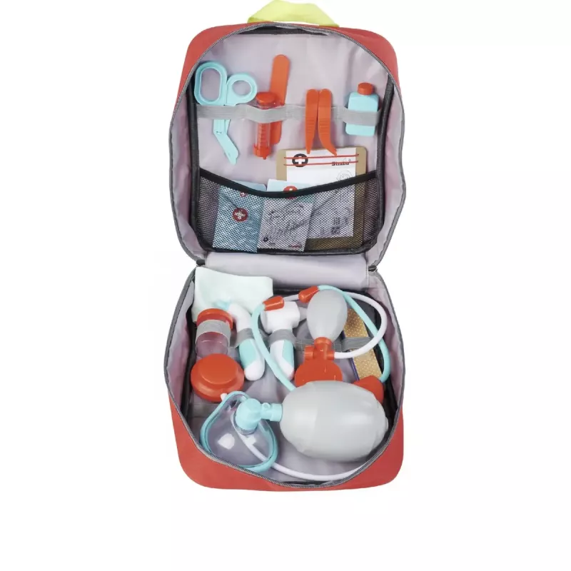 Notarzt-Rucksack-Spielset Simba-Dickie – Rollenspiel-Arztset für Kinder