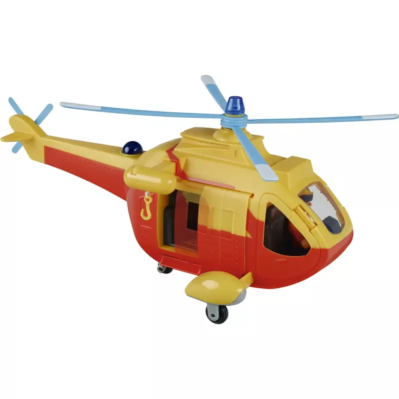 Spielzeughubschrauber Simba-Dickie Feuerwehrmann Sam Wallaby 2 Update – Fahrzeug-Spielset