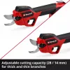 Akku-Astschere EINHELL GP-LS 18/28 Li BL-Solo — batteriebetriebene Gartenschere, Modell 3408320