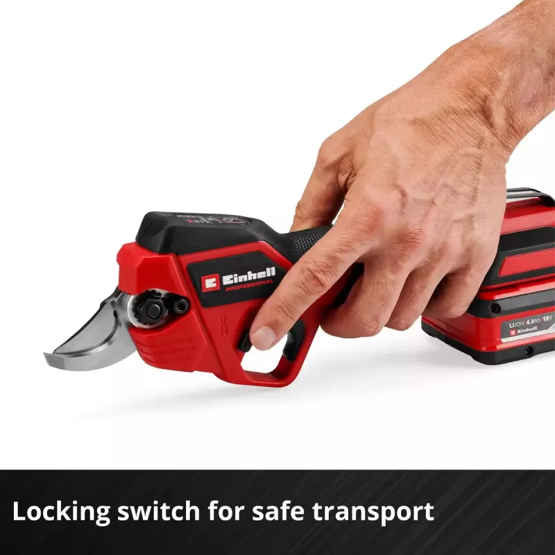 Akku-Astschere EINHELL GP-LS 18/28 Li BL-Solo — batteriebetriebene Gartenschere, Modell 3408320