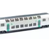 Train Siku RATP DOPPELSTOCKZUG Metall Kunststoff Schwarz Blau Grau