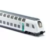 Train Siku RATP DOPPELSTOCKZUG Metall Kunststoff Schwarz Blau Grau
