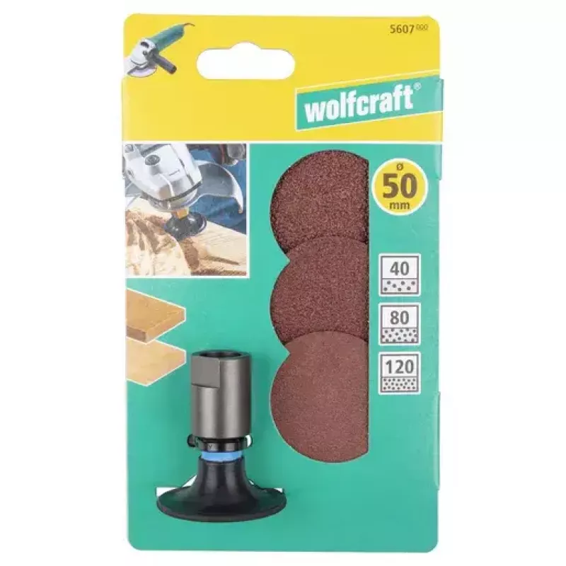 Schleifscheibe Wolfcraft GmbH 5607000 Geeignet für Metall Holz