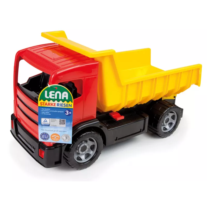 Truck Lena GIGA TRUCKS Dump truck blue red assorted