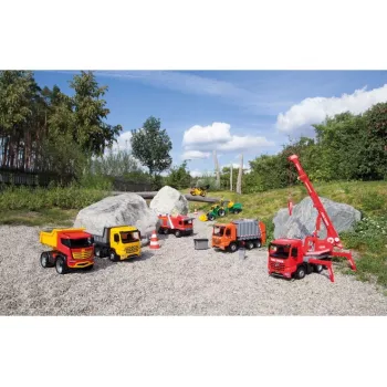 Traktor Lena GIGA TRUCKS ZL-02080 mit Frontlader & Bagger