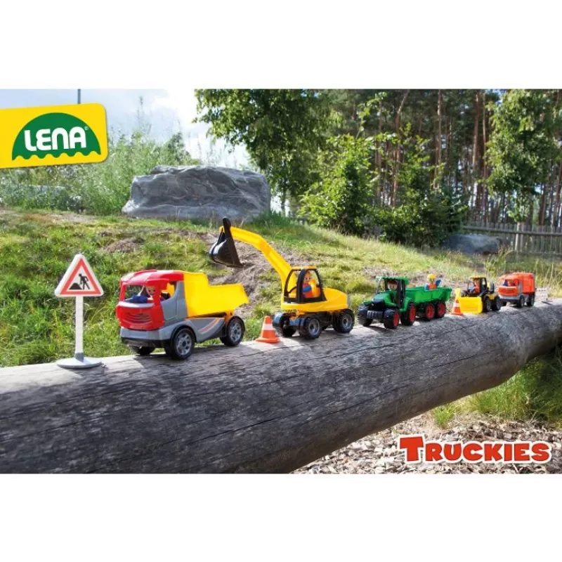 Lena Truckies Müllwagen, Lastwagen, 2 Jahr(e), Kunststoff, Grau, Orange