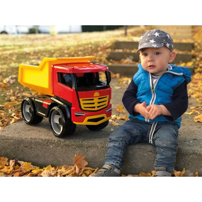 Lena GIGA TRUCKS Kipper Titan, LKW, 3 Jahr(e), Kunststoff, Mehrfarbig