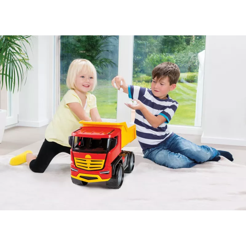 Lena GIGA TRUCKS Kipper Titan, LKW, 3 Jahr(e), Kunststoff, Mehrfarbig