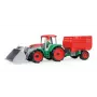 Spielzeugtraktor mit Heuanhänger Lena Truxx 04428 geöffnete Verpackung – Kunststoff-Spielset