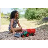 Spielzeugtraktor mit Heuanhänger Lena Truxx 04428 geöffnete Verpackung – Kunststoff-Spielset