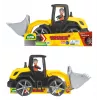 Bagger-Spielzeug Lena TRUXX SM04532, Gummi- und Stahlkonstruktion, grau/gelb, ab 2 Jahren