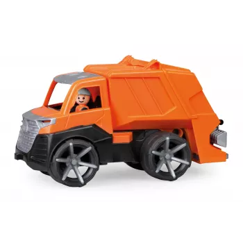 Müllwagen Lena TRUXX SM04534 Gummi Stahl Orange 2+ Jahre