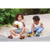 Spielzeugtraktor Lena Workies 01263 mit Schaufel — Kunststoff-Aufsitzspielzeug für Bauarbeiten, für Innen- und Außeneinsatz geeignet