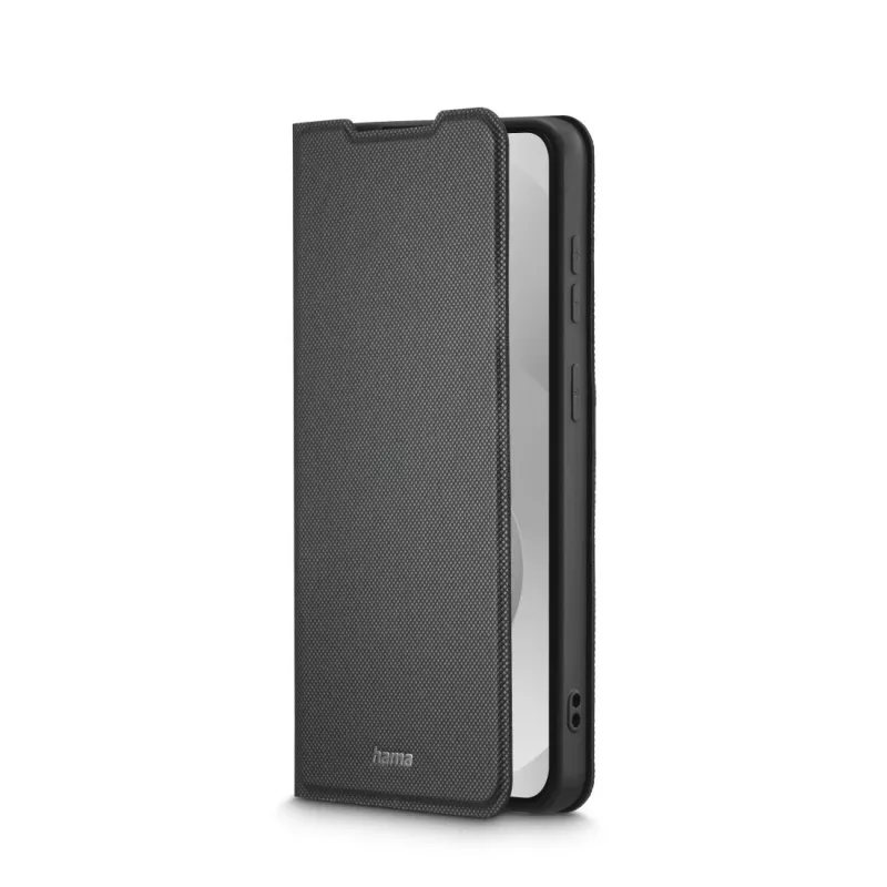 HAMA Folio-Handytasche für 17 cm (6,7 Zoll) Bildschirme — kompatibel mit Samsung Galaxy S26+, schwarz, 2 Kartenfächer, Tischständer