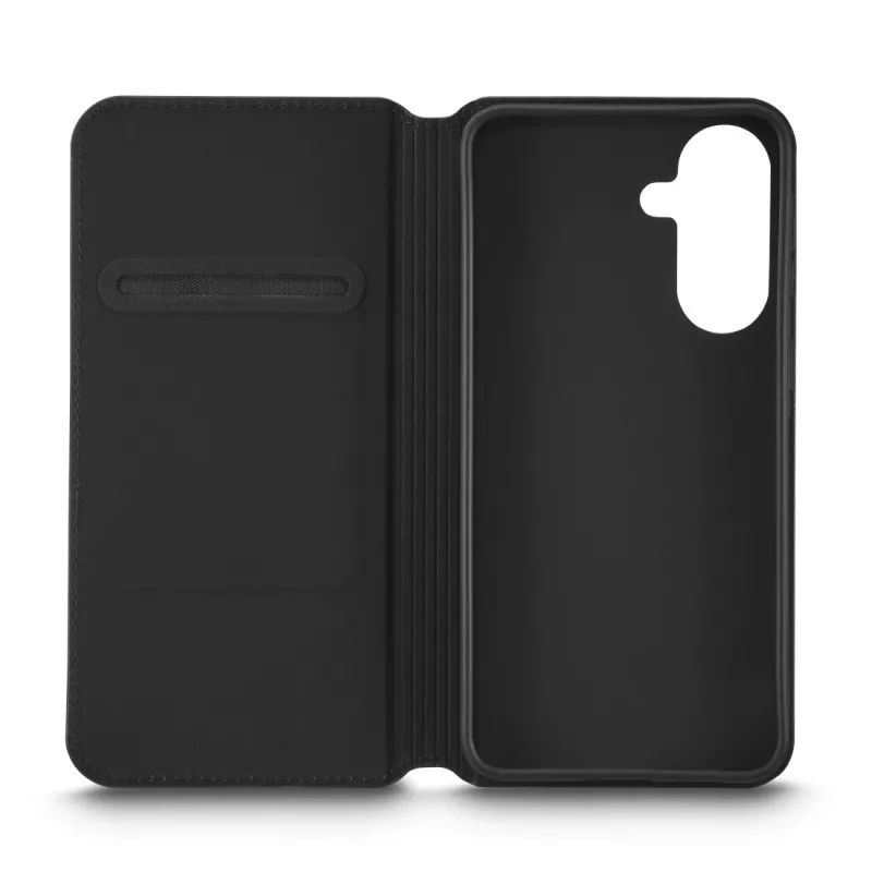 Handyhülle white diamonds 00039091 — schlank-Folio-Booklet für Samsung Galaxy A57 5G, schwarz