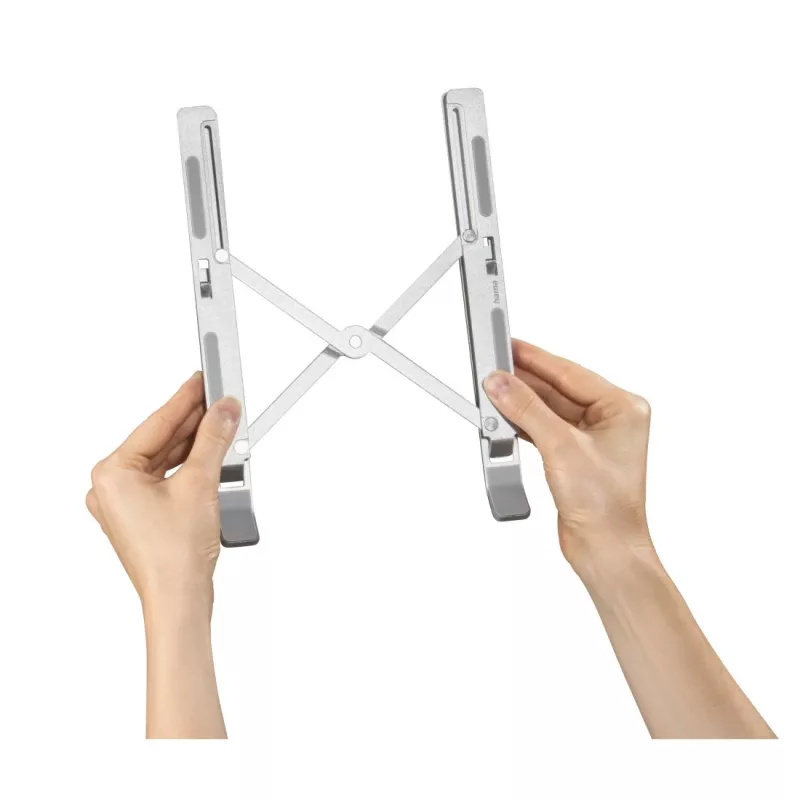Hama Aluminium Laptopständer Silber 39,1 cm (15,4 Zoll)