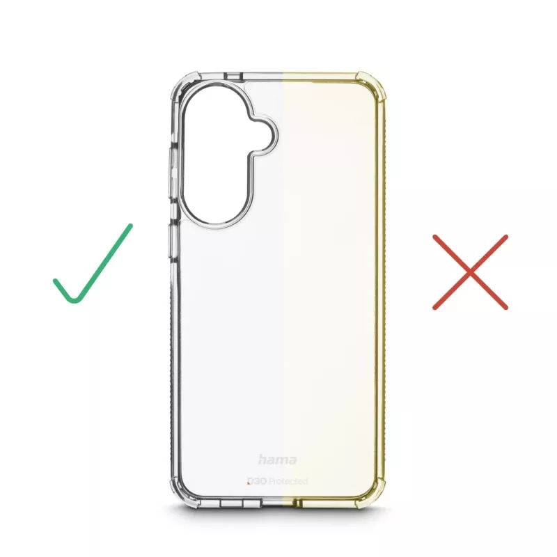 Handyhülle HAMA 00080333 Transparent — schützende TPU-Hülle für Smartphone