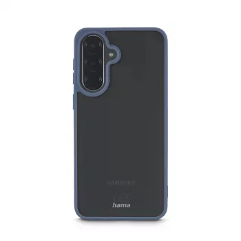 HAMA Handyhülle Frame Protect für Samsung Galaxy A57 5G, 17 cm (6,7 Zoll), blau transparent