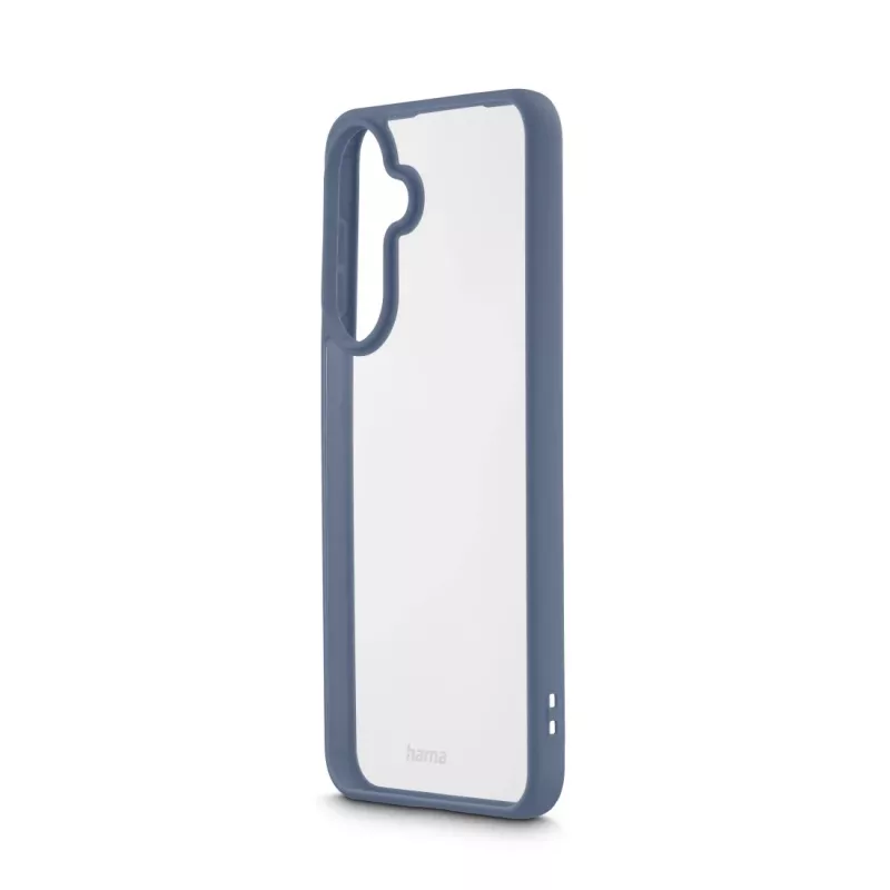 HAMA Handyhülle Frame Protect für Samsung Galaxy A57 5G, 17 cm (6,7 Zoll), blau transparent