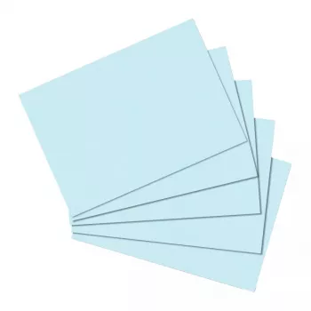 Karteikarten Herlitz 10837128 Blau 100 Stück