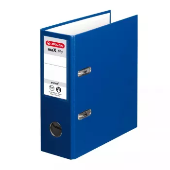 Ringbuch HERLITZ 10842326 A5, schwarz, Rücken 7,5 cm
