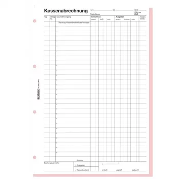 Buchhaltungsformularbuch Herlitz 882415 A4 100 Seiten