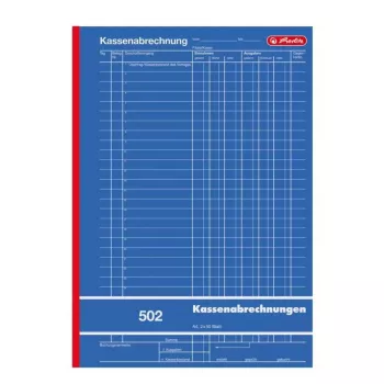 Buchhaltungsformularbuch Herlitz 882415 A4 100 Seiten
