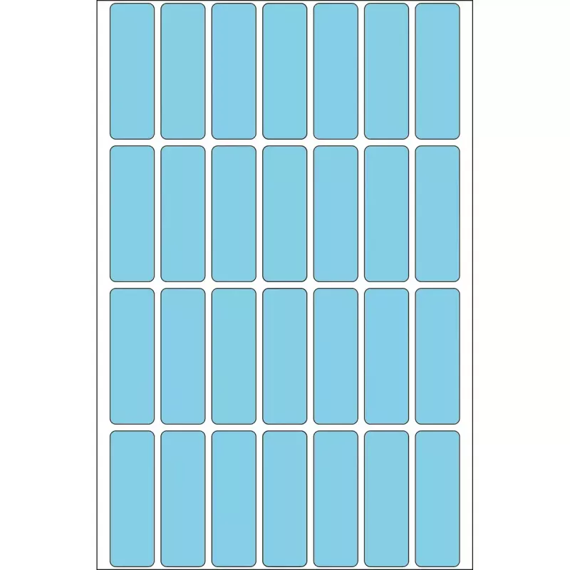 Mehrzweck-Etiketten HERMA 13x40 mm blau Papier matt Handbeschriftung