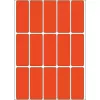 Mehrzweck-Etiketten HERMA 2412 20x50 mm rot Papier matt Handbeschriftung