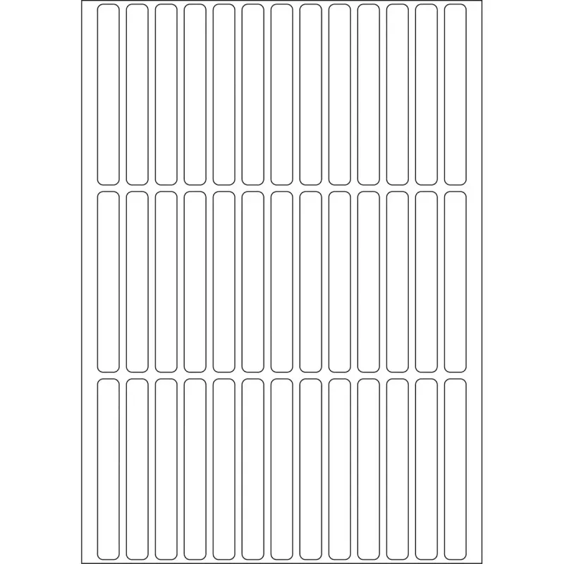 Mehrzweck-Etiketten HERMA 6x50 mm weiß Papier matt 1248 Stück