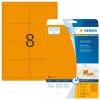 Selbstklebend Druckeretiketten HERMA Neon-Etiketten A4 99,1x67,7 mm