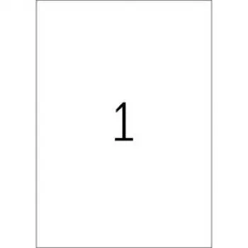 Etiketten HERMA Neon A4 210x297 mm leuchtgelb Papier matt 20 Stück