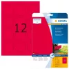 Selbstklebende Druckeretiketten HERMA Neon-Etiketten A4 Ø 60 mm rund leuchtend rot