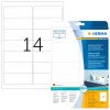 Wiederablösbare Adressetiketten HERMA 99,1x38,1 mm weiß 350 Stück