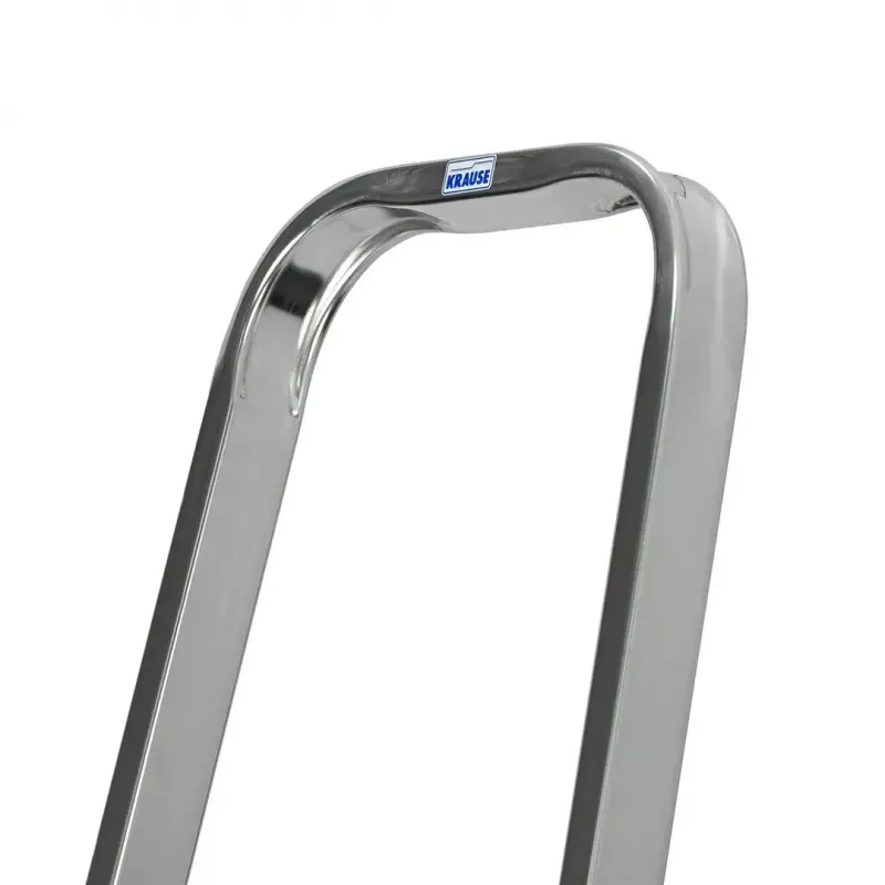 Aluminium-Stufenstehleiter Krause Corda 5-stufig, maximale Höhe 300 cm, 150 kg Tragkraft, 4,1 kg