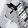 Aluminium-Stufenstehleiter Krause Corda 5-stufig, maximale Höhe 300 cm, 150 kg Tragkraft, 4,1 kg